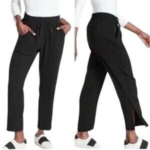 Athleta Womens 8 Black Metropolis Straight Leg Pants